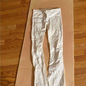 7 For All Mankind Cream Pants